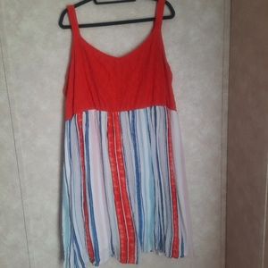 Plus Size Coral Dress